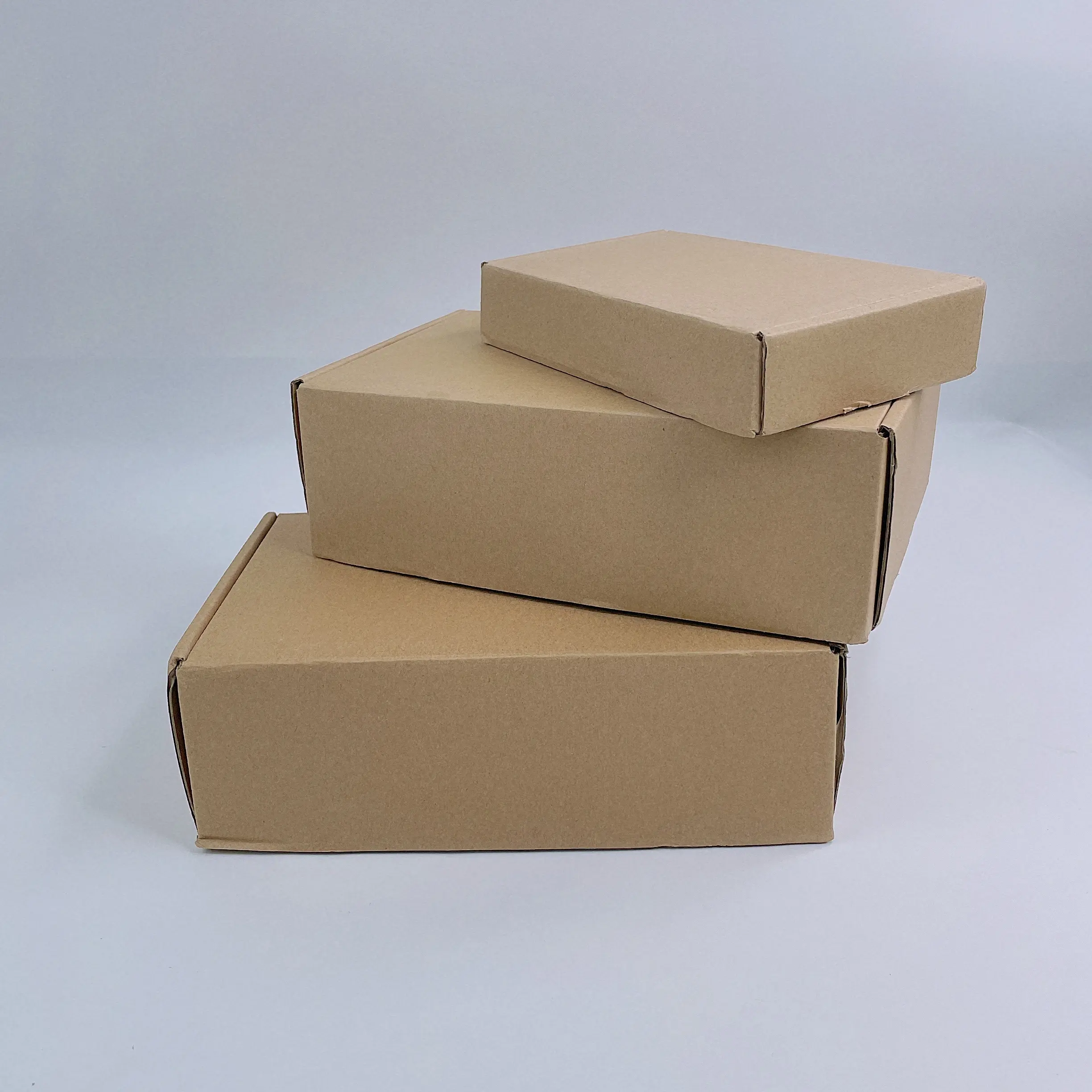 Luxury kraft paper shipping mailer boxes with logo