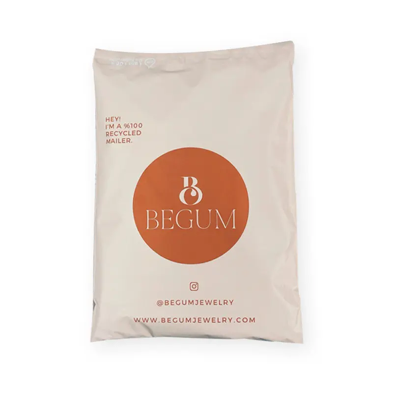 Custom print biodegradable ecommerce packaging Poly Mailers shipping bags