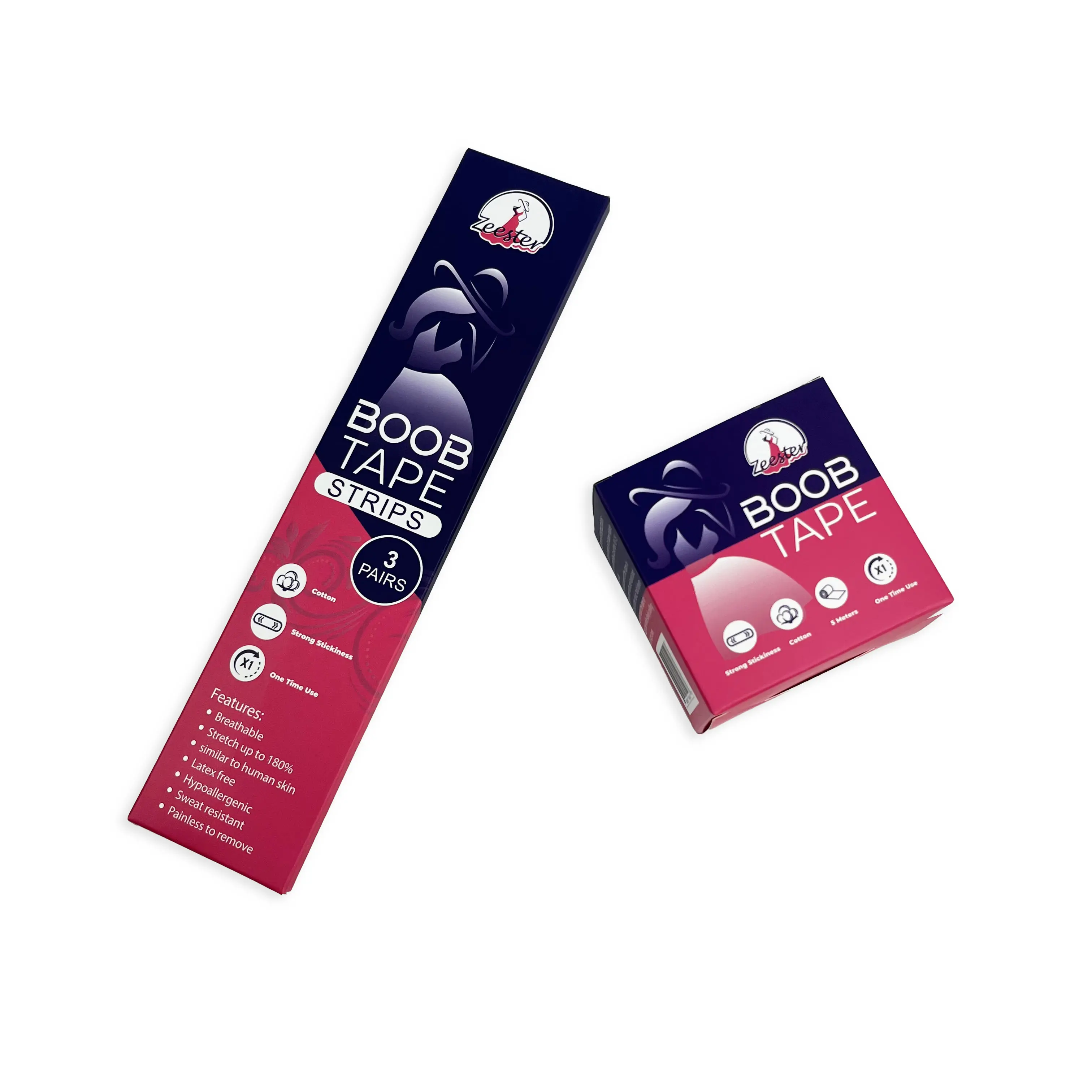 China manufacturer custom boobs tape pasties packaging paper box
