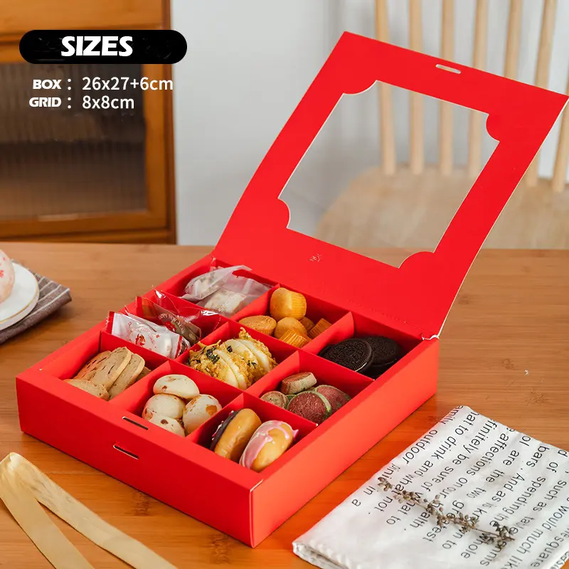 Square Disposable Take Away Food Containers Bakery Packaging Boxes